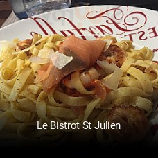 Le Bistrot St Julien réservation de table
