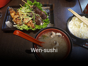 Wen-sushi réservation de table