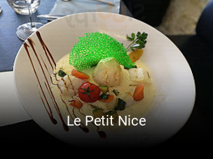 Le Petit Nice réservation de table