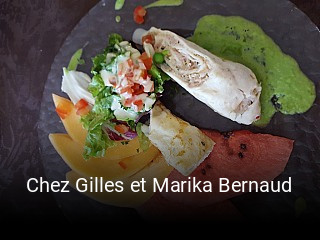 Chez Gilles et Marika Bernaud réservation de table