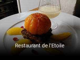 Restaurant de l'Etoile réservation de table