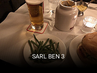 Réserver une table chez SARL BEN 3 maintenant