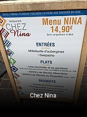 Chez Nina réservation