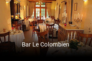 Bar Le Colombien réservation de table
