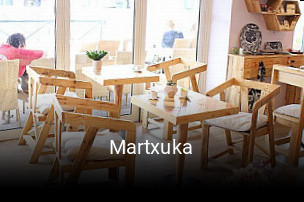 Réserver une table chez Martxuka maintenant