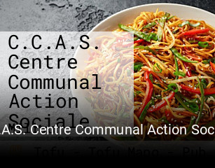 C.C.A.S. Centre Communal Action Sociale réservation de table