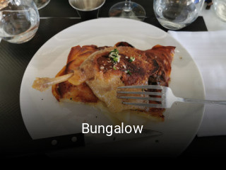 Bungalow réservation de table
