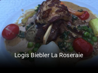 Réserver une table chez Logis Biebler La Roseraie maintenant
