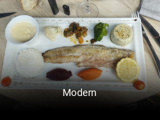 Modern réservation de table
