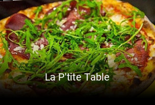 La P'tite Table réservation