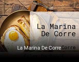 La Marina De Corre réservation de table