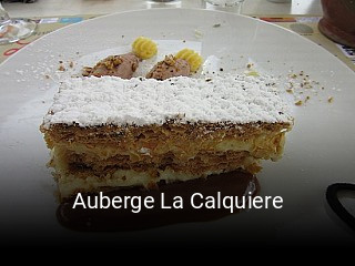 Auberge La Calquiere réservation de table