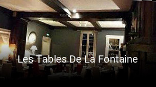 Les Tables De La Fontaine réservation de table