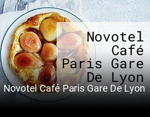 Novotel Café Paris Gare De Lyon réservation