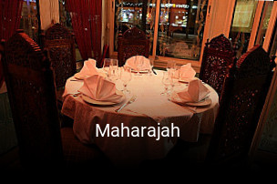 Maharajah réservation de table
