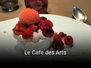 Le Cafe des Arts réservation