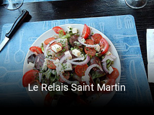 Le Relais Saint Martin réservation de table