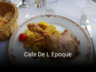 Cafe De L Epoque réservation