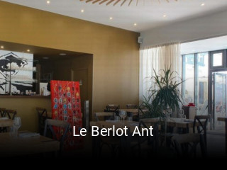 Le Berlot Ant réservation de table