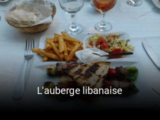 Réserver une table chez L'auberge libanaise maintenant