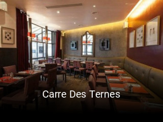 Carre Des Ternes réservation de table