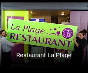 Restaurant La Plage réservation