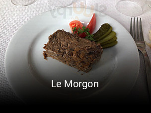 Le Morgon réservation de table
