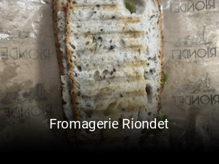Fromagerie Riondet réservation