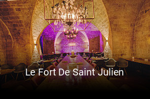 Le Fort De Saint Julien réservation de table