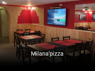 Milana'pizza réservation de table