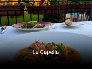 Réserver une table chez Le Capella maintenant