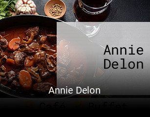 Annie Delon réservation de table