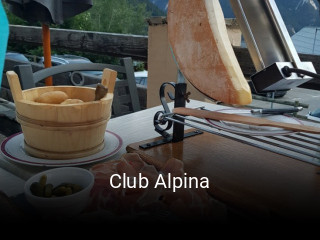 Club Alpina réservation de table
