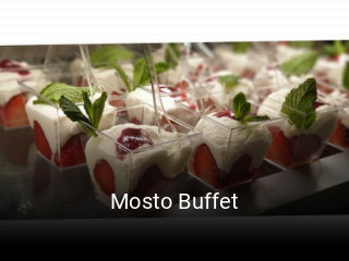 Mosto Buffet réservation en ligne