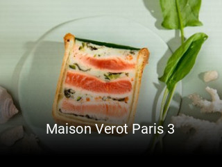 Maison Verot Paris 3 réservation