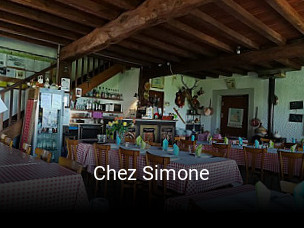 Chez Simone réservation