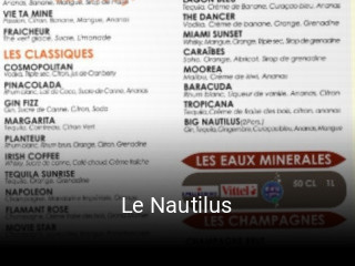 Le Nautilus réservation