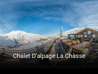 Chalet D'alpage La Chasse réservation de table