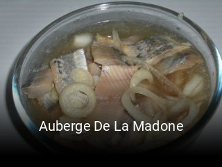 Auberge De La Madone réservation de table