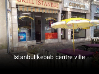 Istanbul kebab centre ville réservation en ligne