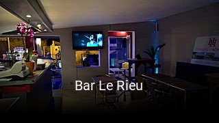 Bar Le Rieu réservation en ligne