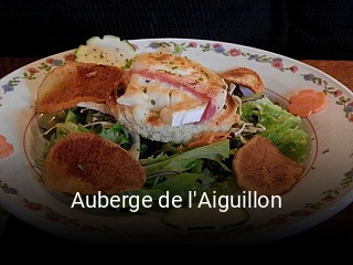 Auberge de l'Aiguillon réservation de table