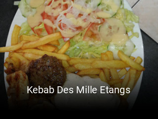 Kebab Des Mille Etangs réservation de table