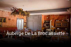 Auberge De La Broc'assiette réservation de table