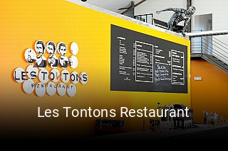 Réserver une table chez Les Tontons Restaurant maintenant