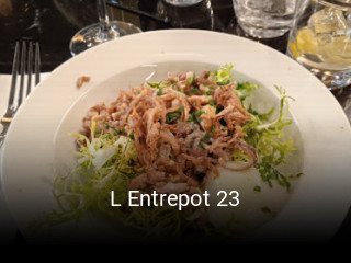 L Entrepot 23 réservation de table