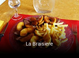 La Braisiere réservation de table