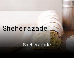 Sheherazade réservation de table