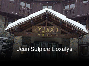 Jean Sulpice L'oxalys réservation en ligne