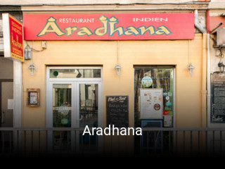 Aradhana réservation en ligne